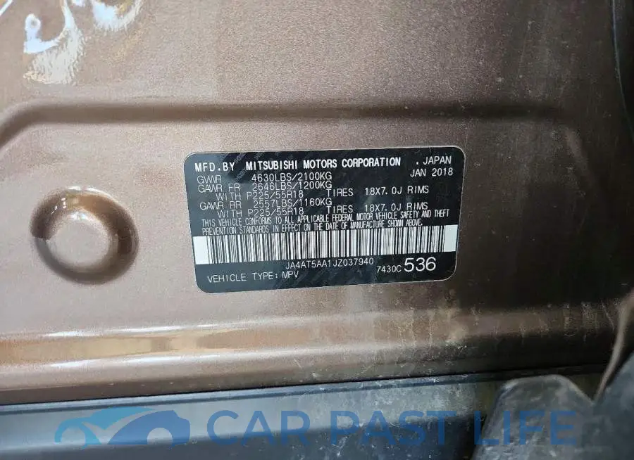 JA4AT5AA1JZ037940# 14