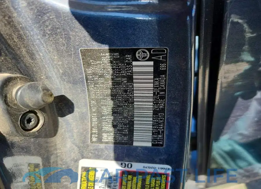 2T1BURHE1HC857043# 13