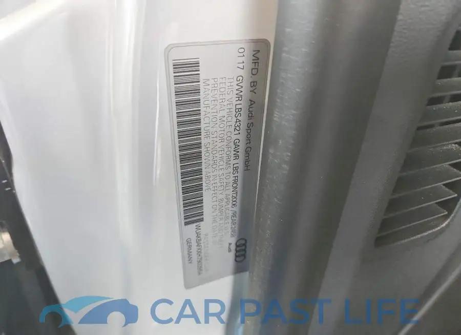 WUAKBAFXXH7903954# 12
