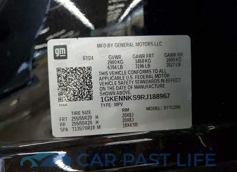 1GKENNKS9RJ188967# 14