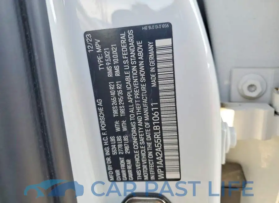 WP1AA2A55RLB10611# 13