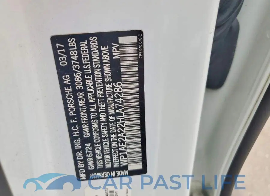 WP1AE2A22HLA74286# 13