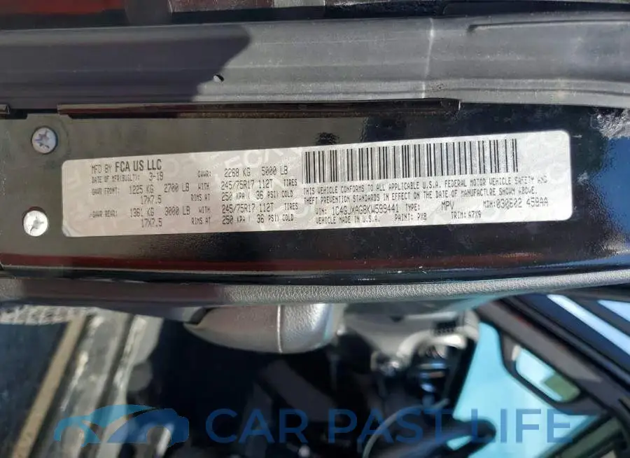 1C4GJXAG8KW599441# 12