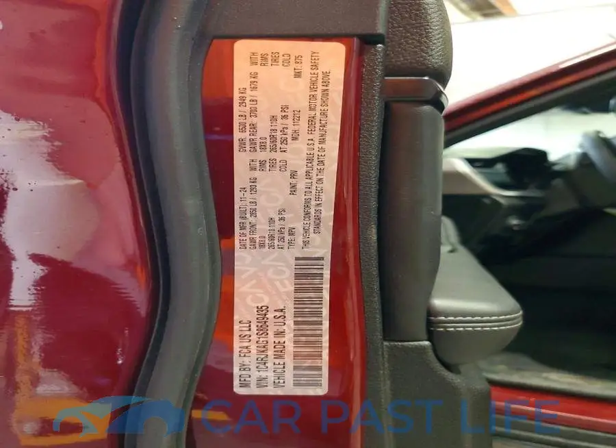 1C4RJKAG1S8649435# 13