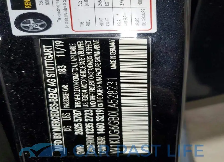 W1KUG6GB0LA528231# 12