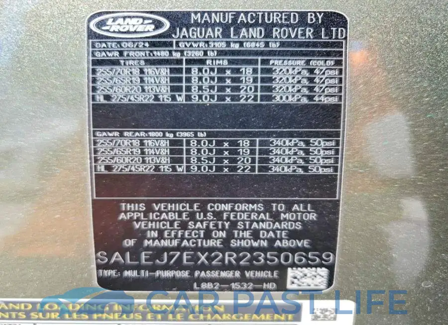 SALEJ7EX2R2350659# 13