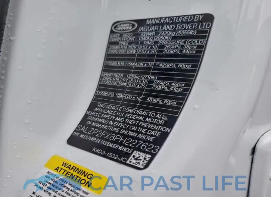 SALZP2FX8PH227623# 13