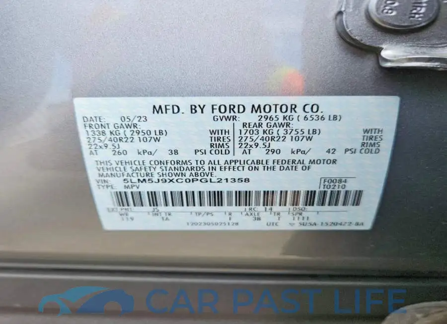 5LM5J9XC0PGL21358# 13