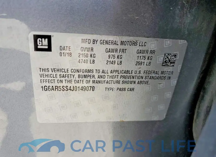 1G6AR5SS4J0149070# 12