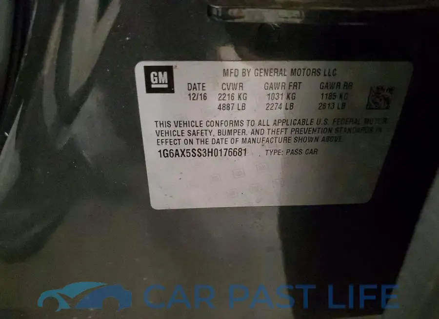 1G6AX5SS3H0176681# 13