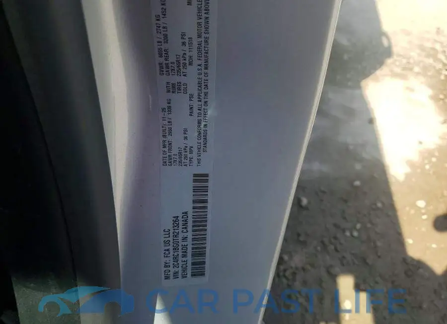 2C4RC1BG0TR213264# 13