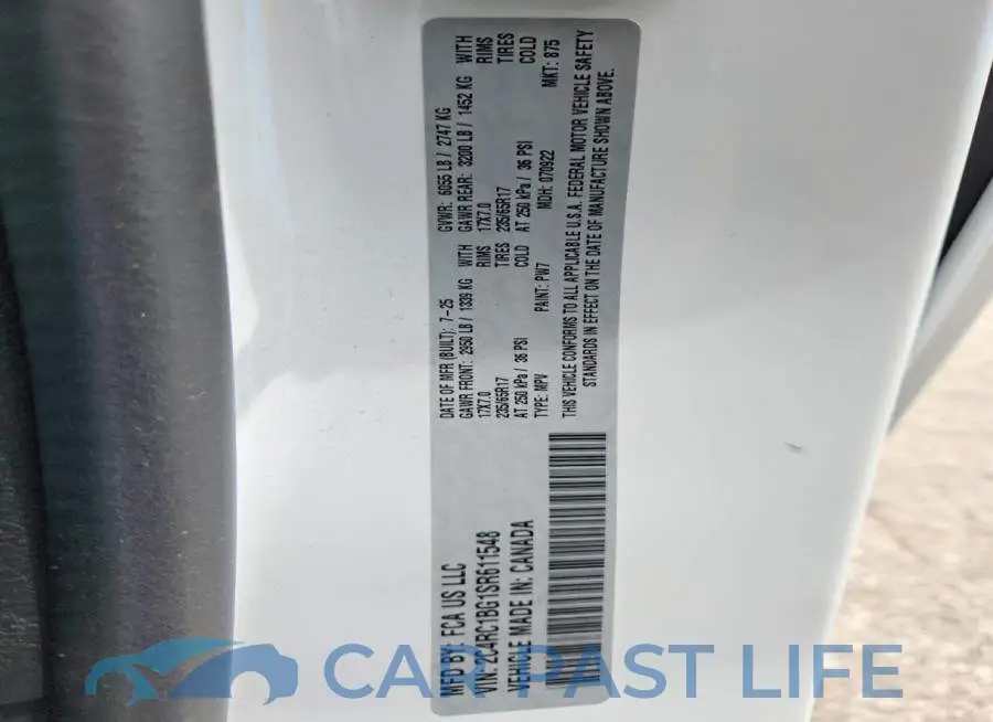 2C4RC1BG1SR611548# 13