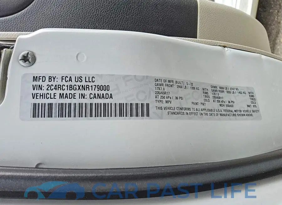 2C4RC1BGXNR179000# 13