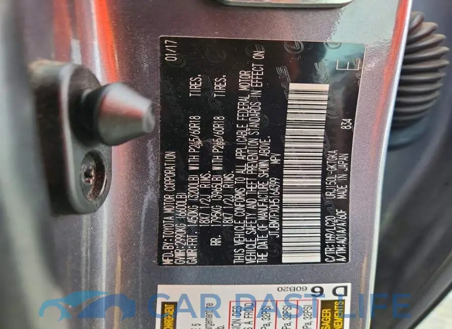 JTJBM7FX0H5164399# 13