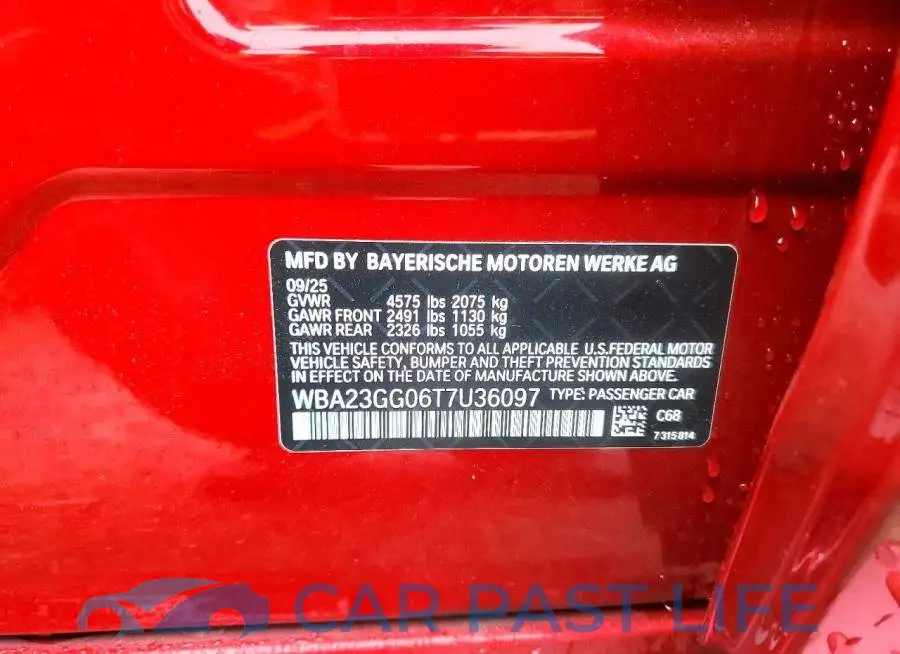 WBA23GG06T7U36097# 12
