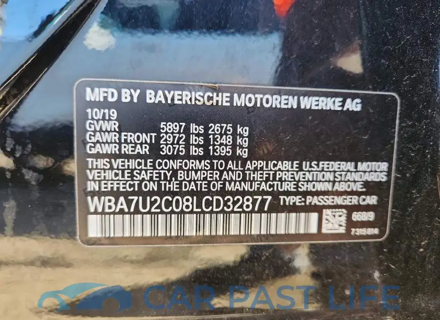 WBA7U2C08LCD32877# 12