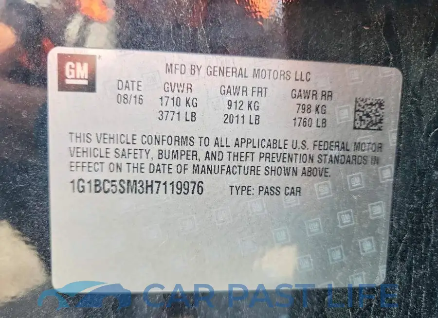 1G1BC5SM3H7119976# 12