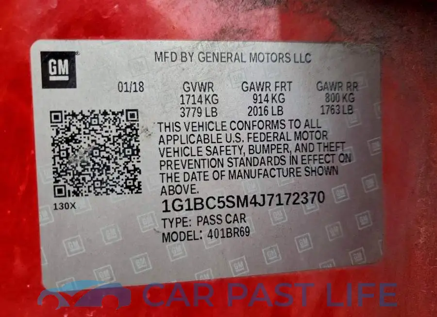 1G1BC5SM4J7172370# 13