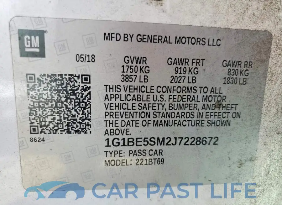 1G1BE5SM2J7228672# 12