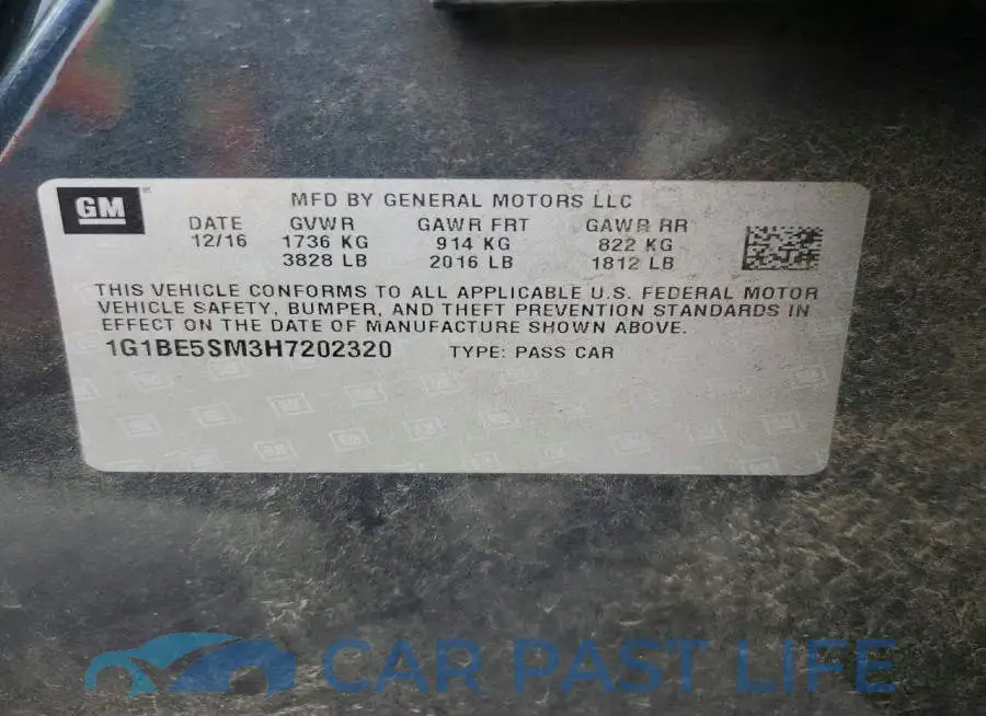 1G1BE5SM3H7202320# 13