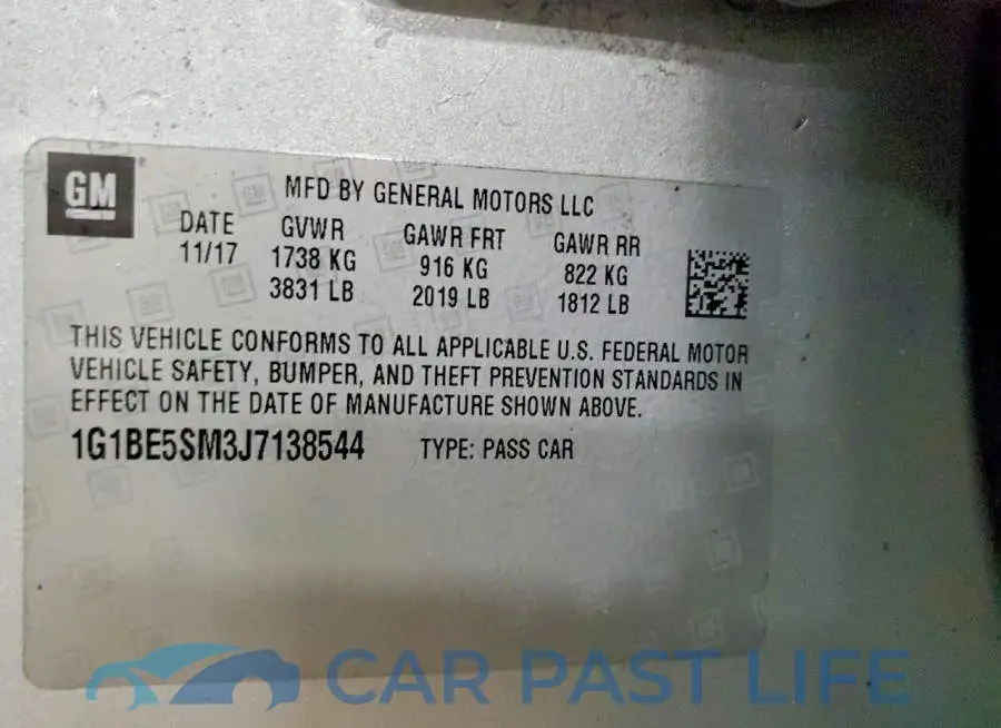 1G1BE5SM3J7138544# 12