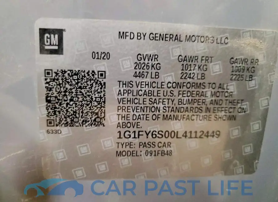 1G1FY6S00L4112449# 13