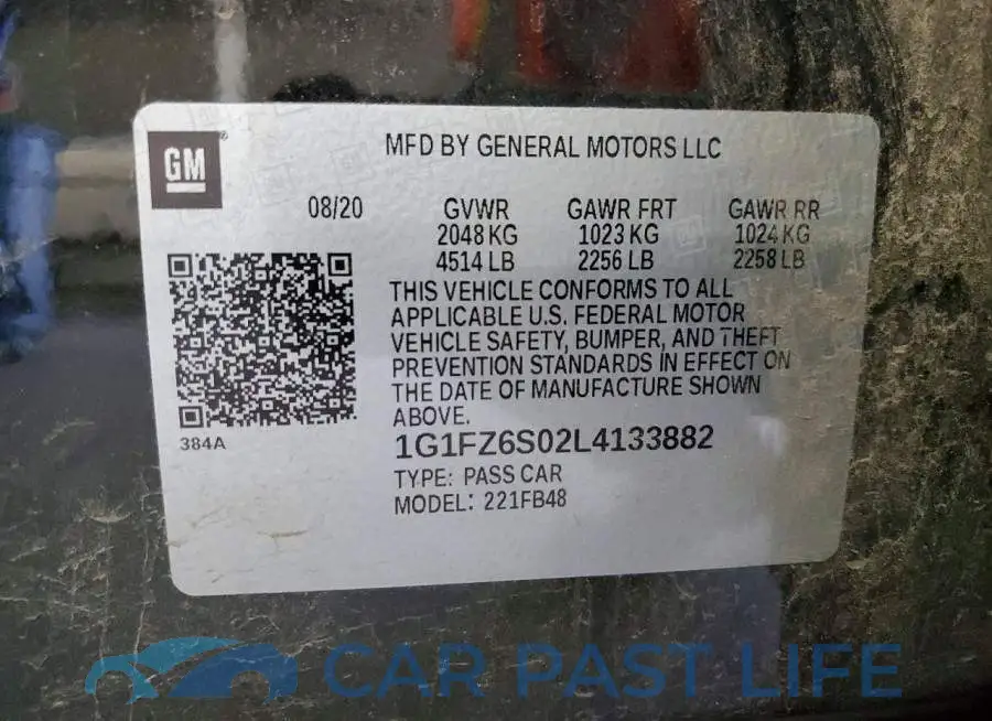 1G1FZ6S02L4133882# 12