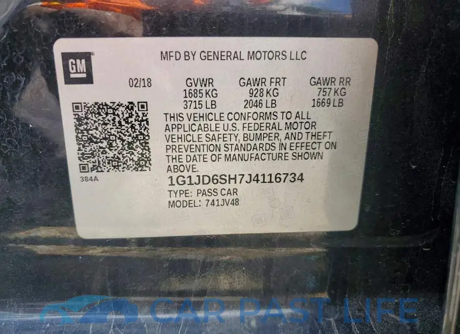 1G1JD6SH7J4116734# 12