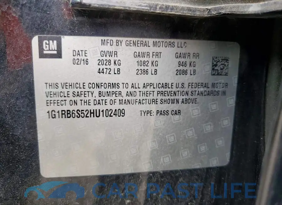 1G1RB6S52HU102409# 12