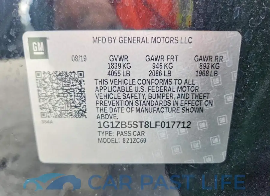 1G1ZB5ST8LF017712# 12