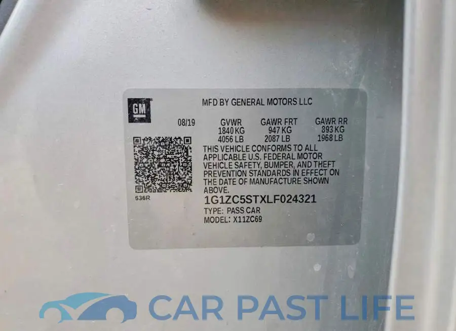 1G1ZC5STXLF024321# 12
