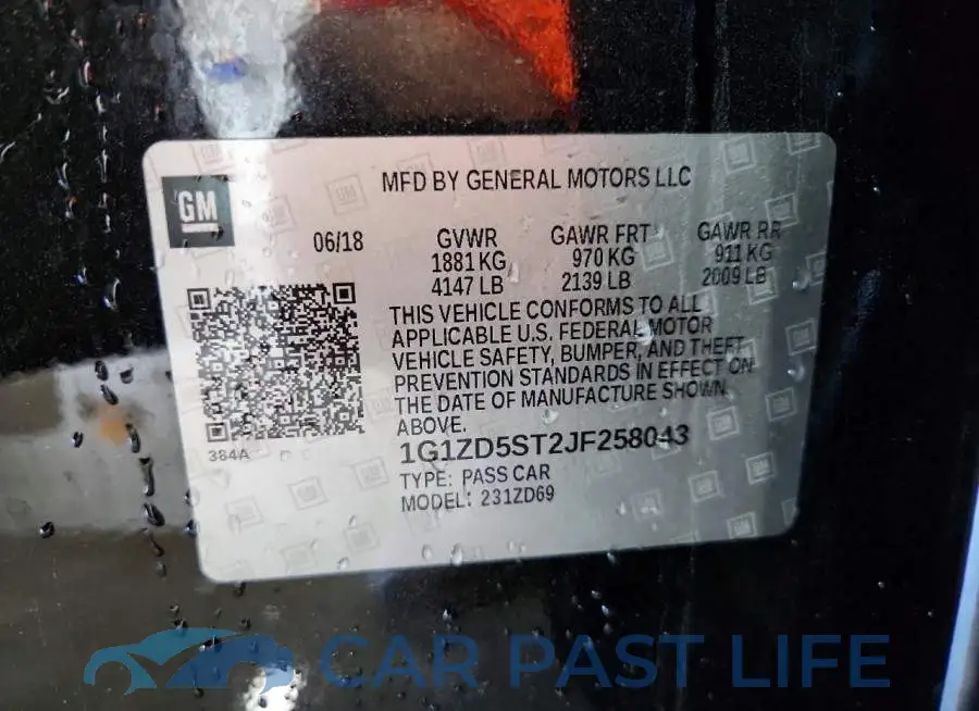 1G1ZD5ST2JF258043# 12