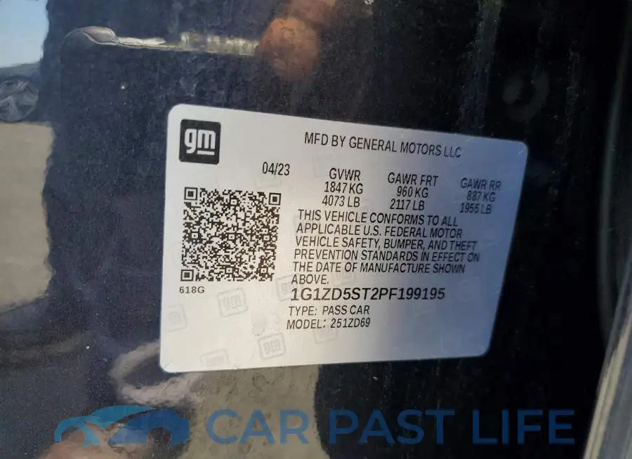 1G1ZD5ST2PF199195# 13