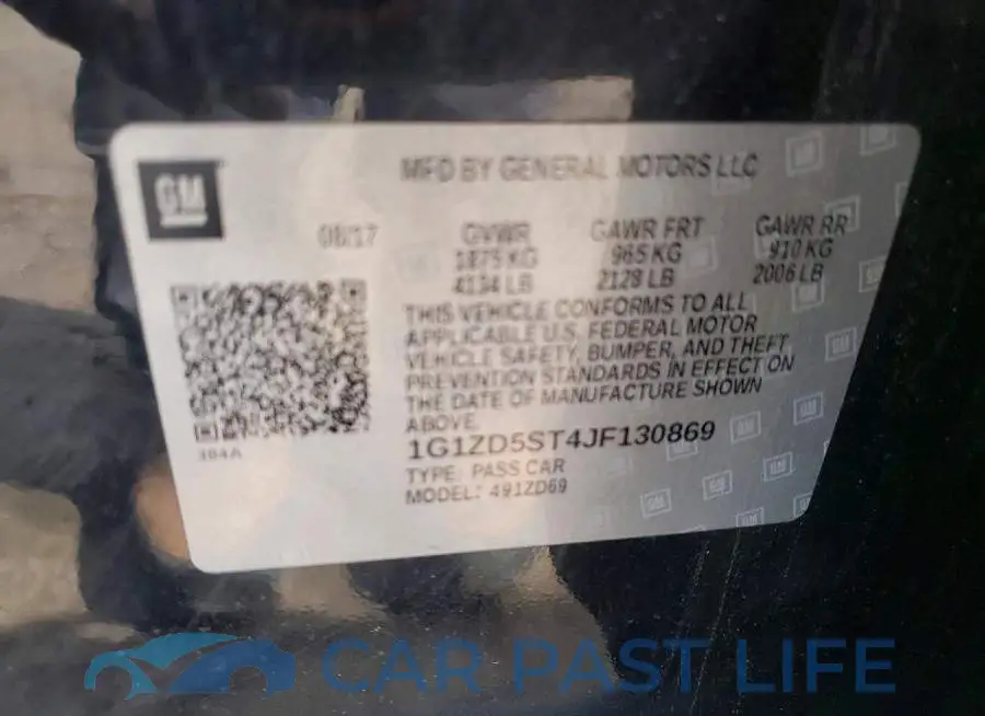 1G1ZD5ST4JF130869# 12