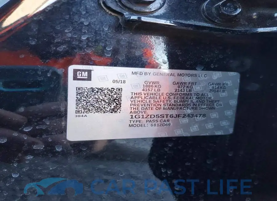 1G1ZD5ST6JF243478# 12