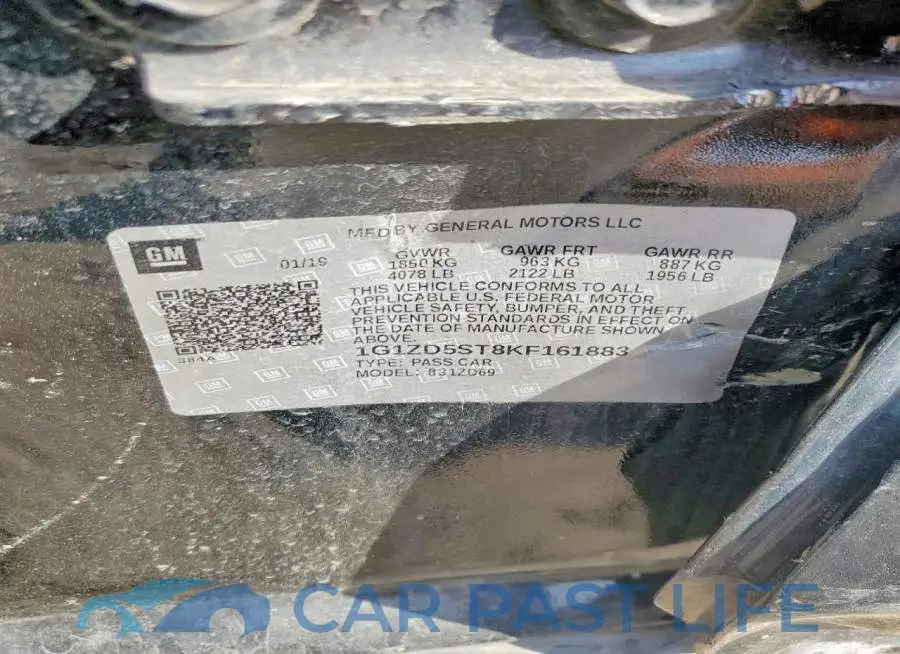1G1ZD5ST8KF161883# 12