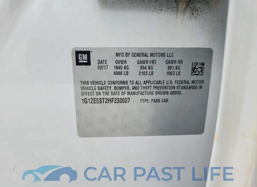1G1ZE5ST2HF230007# 12