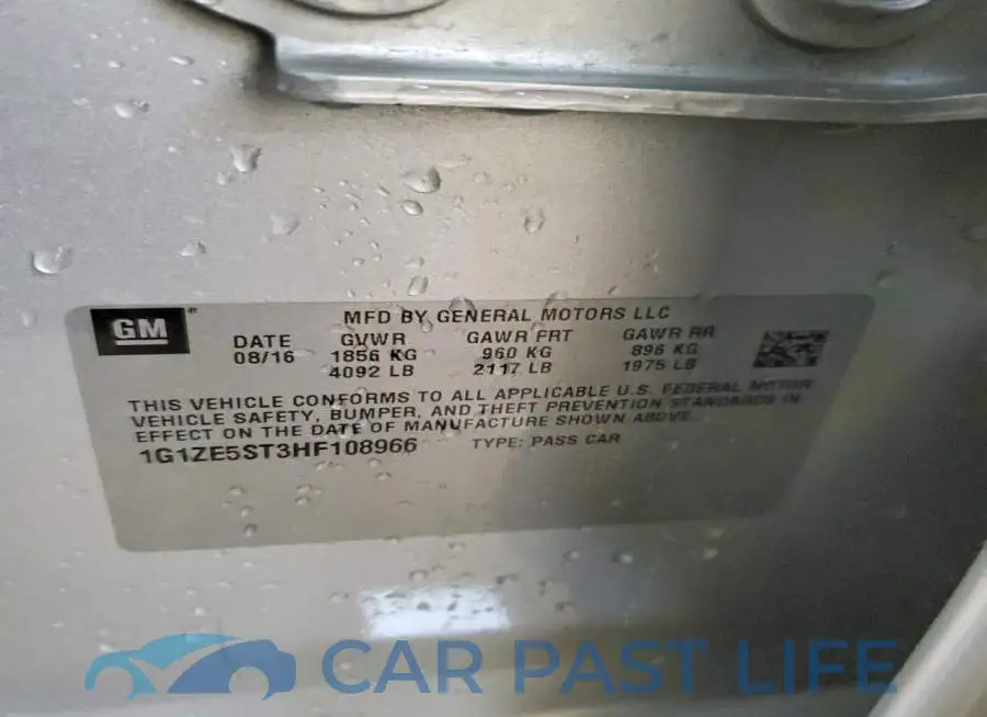 1G1ZE5ST3HF108966# 12