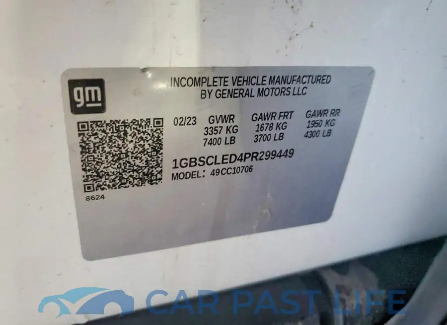 1GBSCLED4PR299449# 12