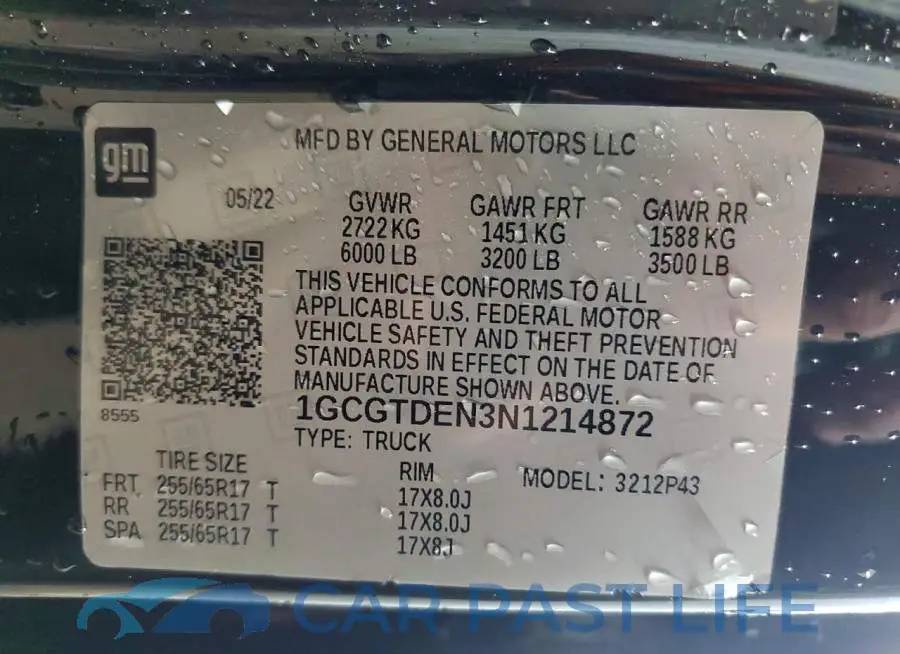 1GCGTDEN3N1214872# 12