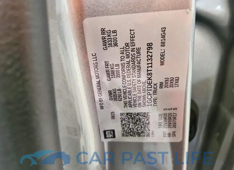 1GCPTDEK8T1132798# 13