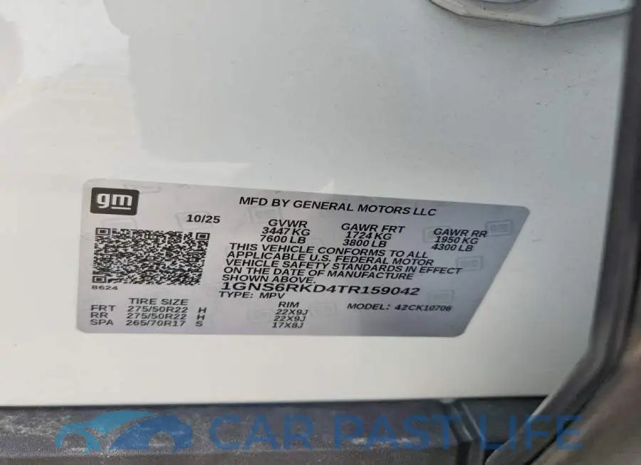 1GNS6RKD4TR159042# 14