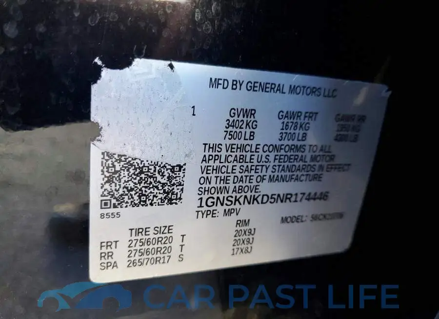 1GNSKNKD5NR174446# 13