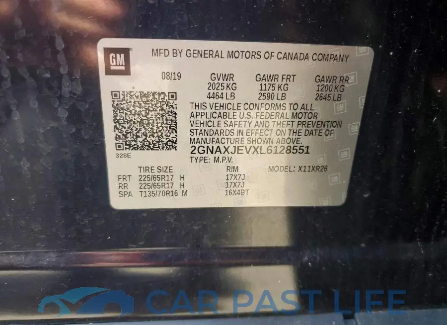 2GNAXJEVXL6128551# 13