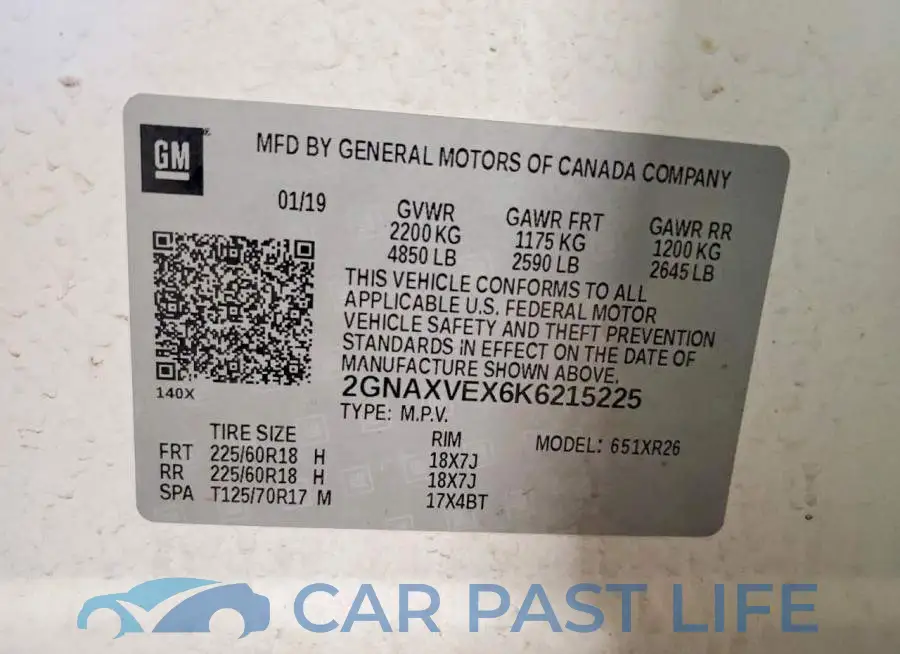2GNAXVEX6K6215225# 14