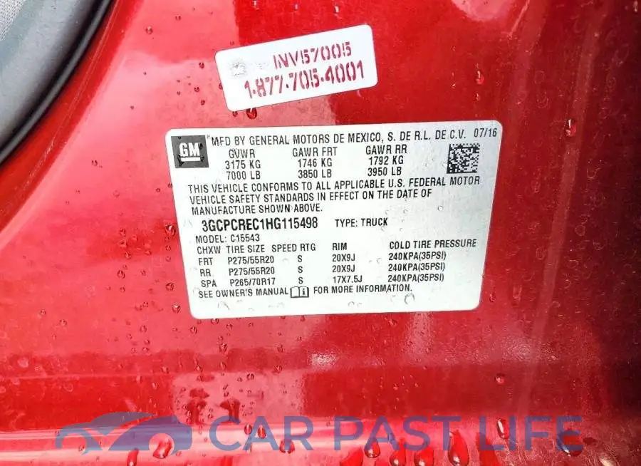 3GCPCREC1HG115498# 12