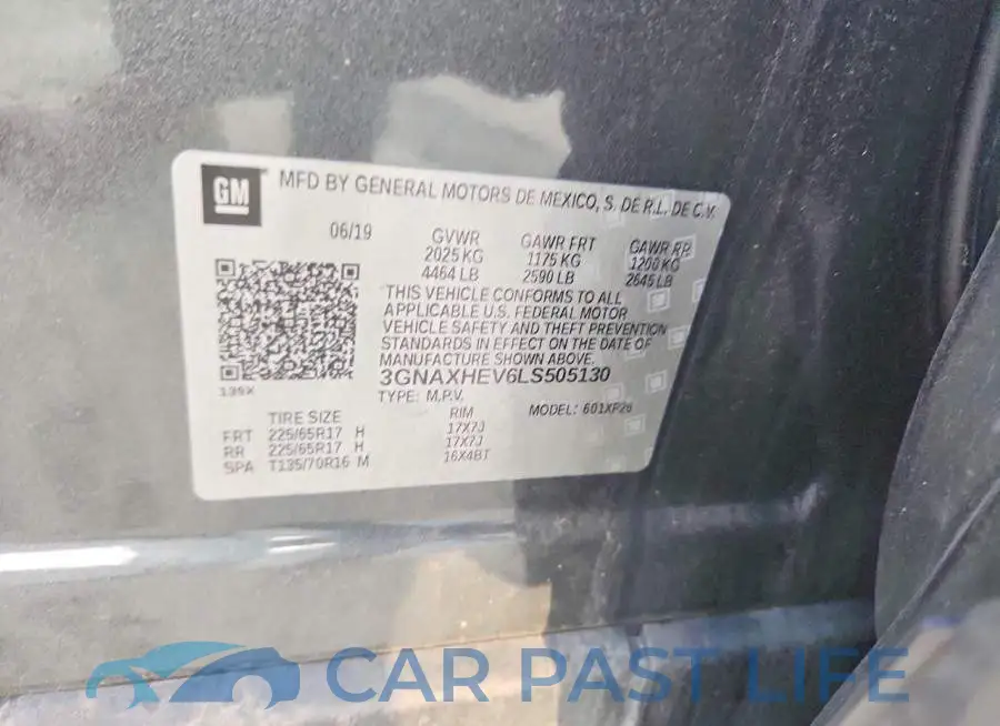 3GNAXHEV6LS505130# 13