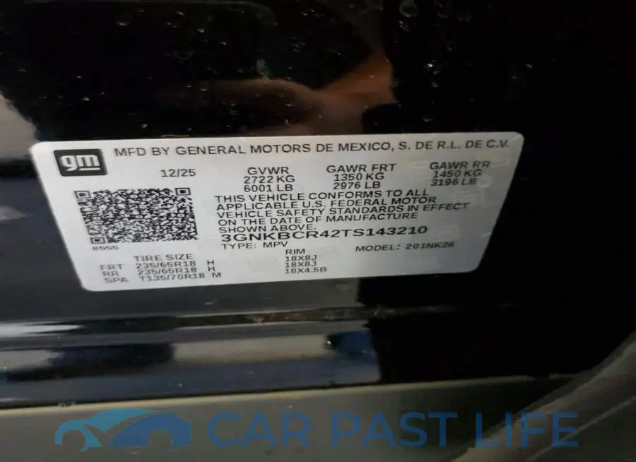 3GNKBCR42TS143210# 13