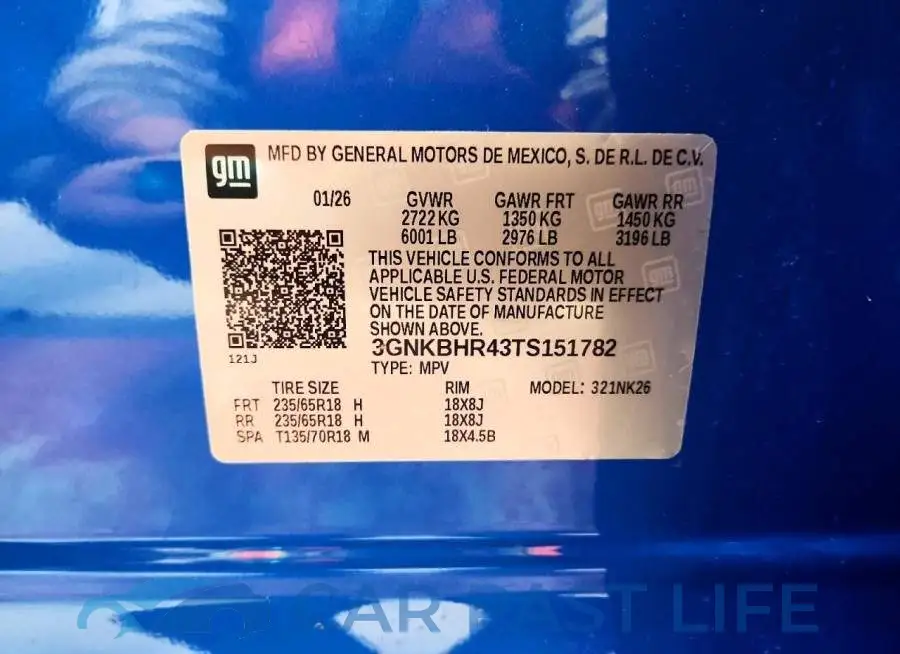 3GNKBHR43TS151782# 13