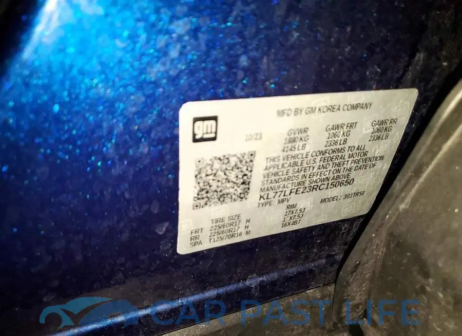 KL77LFE23RC150650# 13